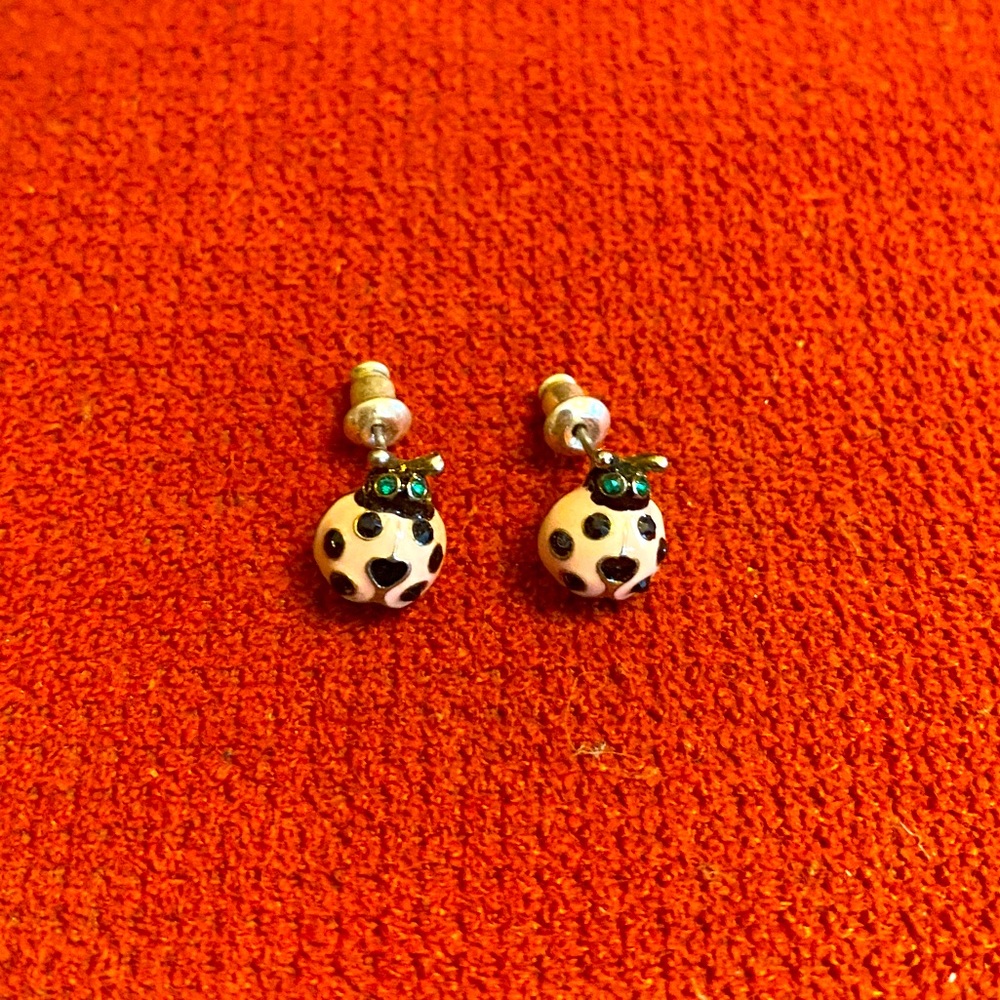 Betsey Johnson Ladybug Earrings